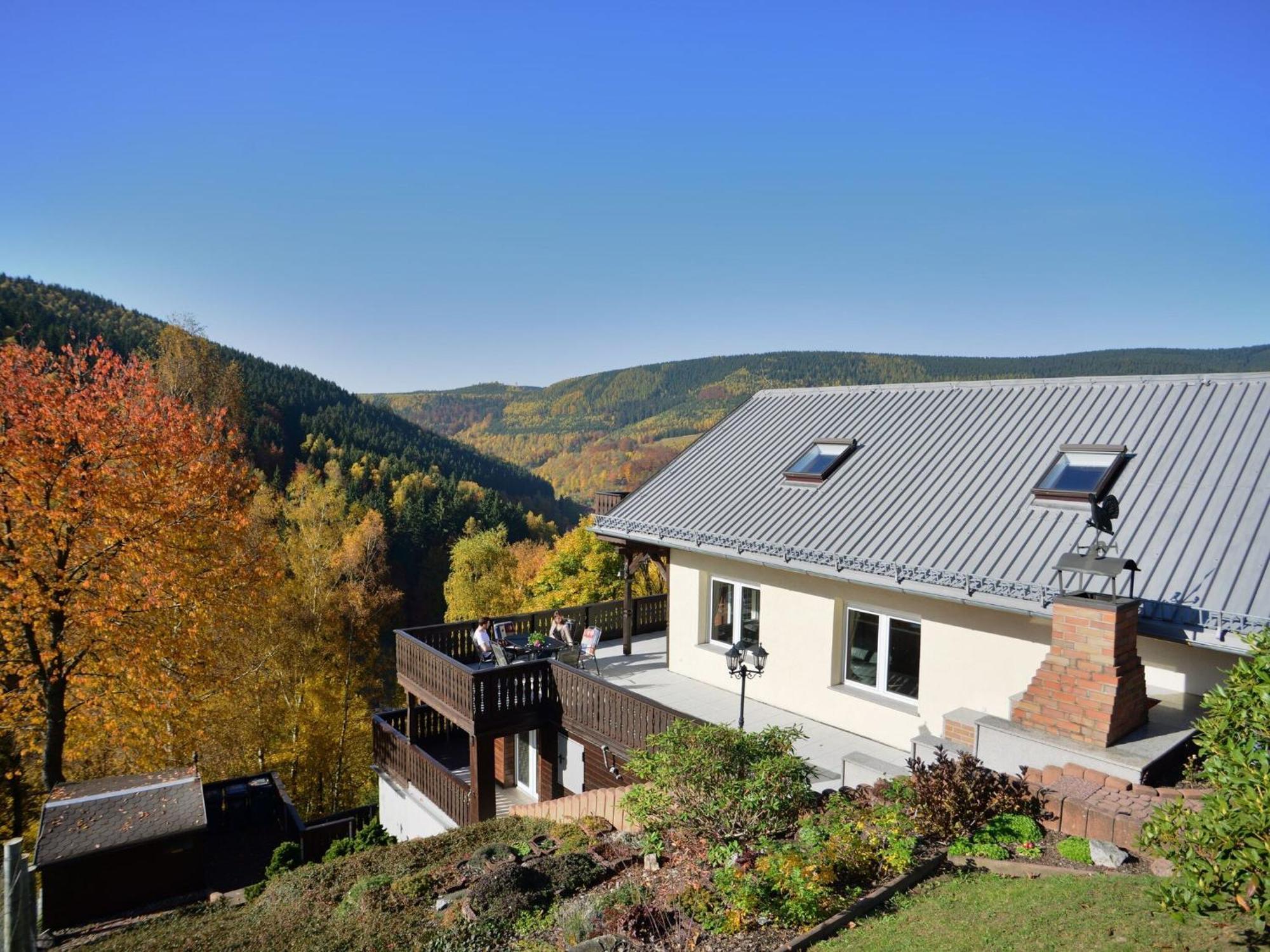 Majestic Holiday Home With Jacuzzi Unterschönau Exterior foto